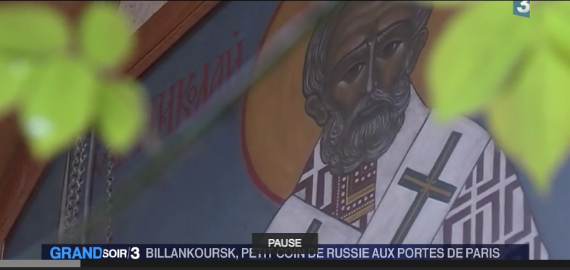 Un reportage de France 3 sur la présence russe à Boulogne-Billancourt