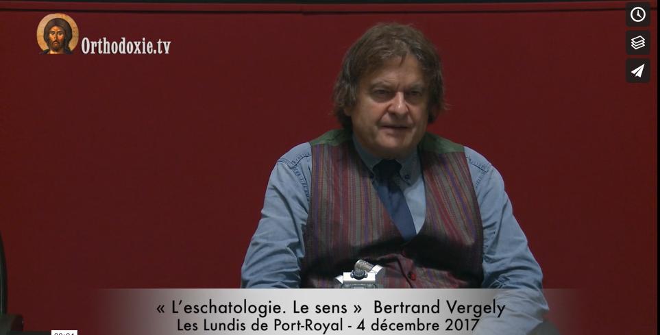 Bertrand Vergely : « L’eschatologie. Le sens »