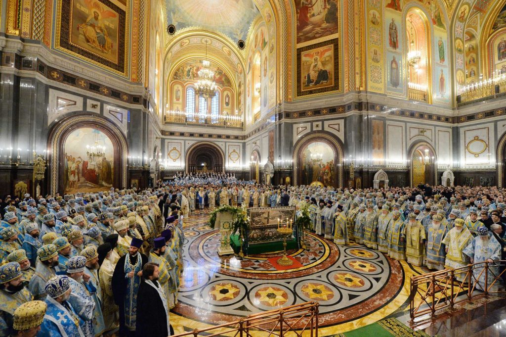 Liturgie du centenaire de l’intronisation de saint Tikhon de Moscou