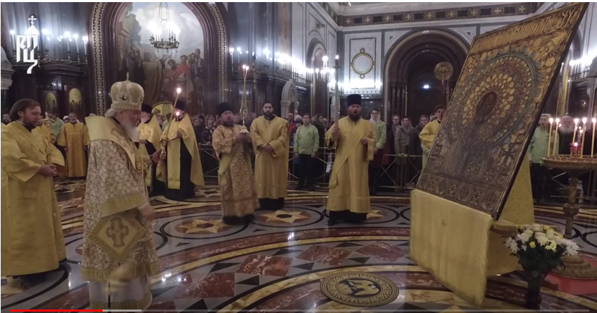 Le patriarche de Moscou Cyrille a célébré les vigiles de saint Nicolas en la cathédrale du Christ Sauveur à Moscou