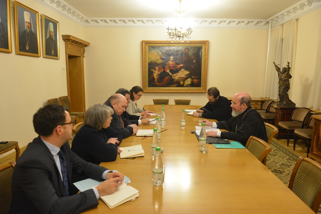 Le vice-président du DREE a reçu le coordinateur du groupe de travail de l’OSCE en charge des questions humanitaires dans le cadre du groupe de contact trilatéral de Minsk