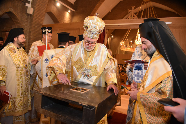 Consécration d’une église orthodoxe à Ostende