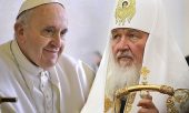 Le pape François : « Je regrette que le Vatican ait dû annuler une deuxième rencontre avec le patriarche Cyrille, prévue en juin à Jérusalem »￼
