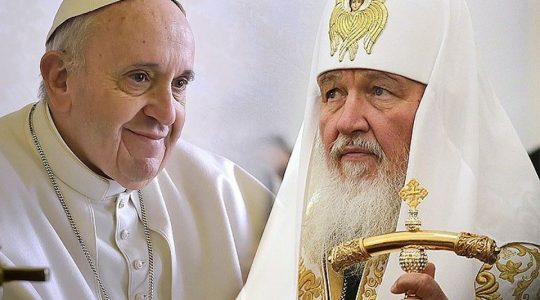 Le pape François : « Je regrette que le Vatican ait dû annuler une deuxième rencontre avec le patriarche Cyrille, prévue en juin à Jérusalem »￼
