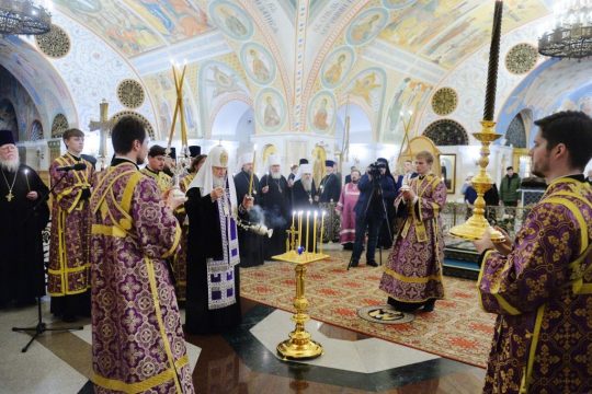 Le patriarche de Moscou Cyrille a célébré un office de requiem à l’occasion du dixième anniversaire du décès du métropolite Laur, primat de l’Église russe hors-frontières