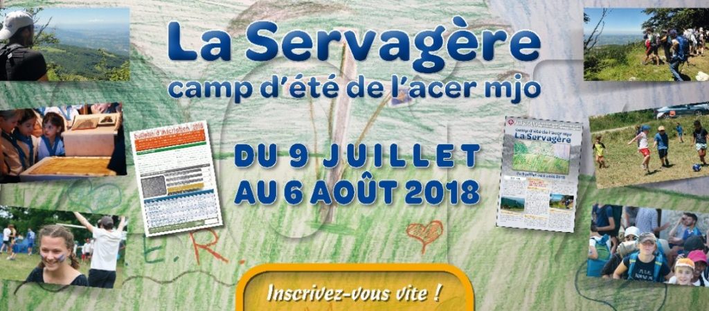 Ouverture des inscriptions pour le camp d’été de l’Acer-Mjo