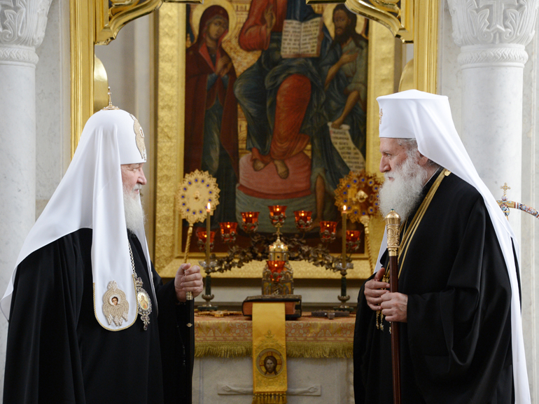 Le patriarche de Moscou Cyrille est arrivé à Sofia