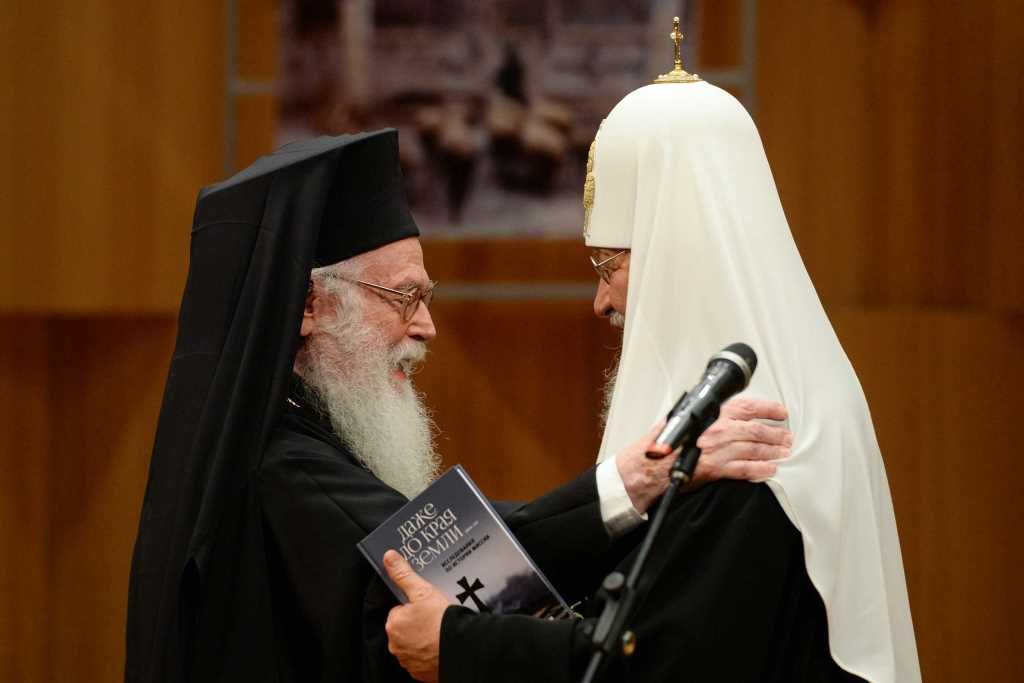 Interview du patriarche Cyrille de Moscou à la radiotélévision nationale albanaise