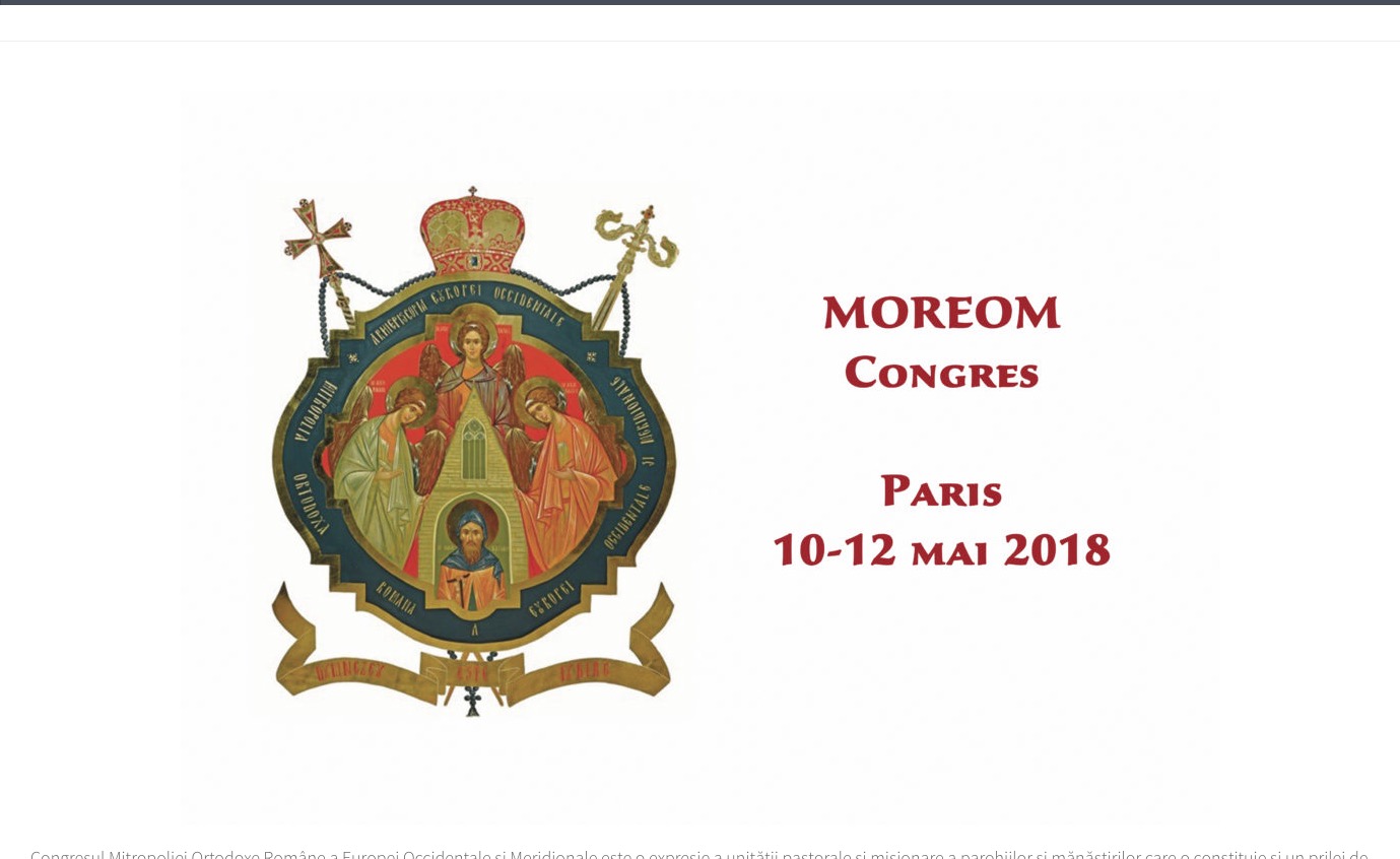 Congrès de la Métropole orthodoxe roumaine d’Europe occidentale et méridionale à Paris les 10 et 11 mai