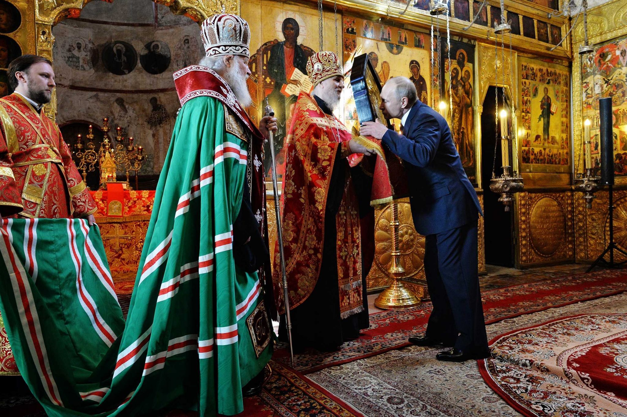 Le patriarche de Moscou Cyrille a célébré un Te Deum à l’occasion de l’investiture du président Vladimir Poutine