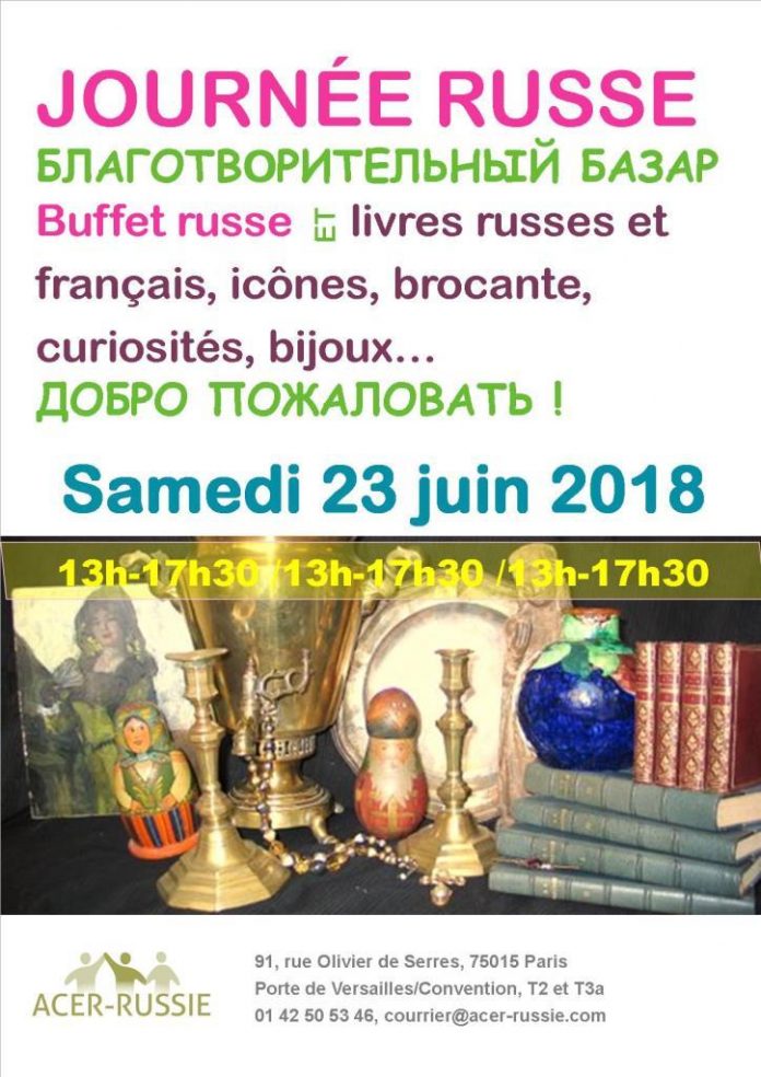 Une Journée De L’Acer-Russie Le Samedi 23 Juin à Paris - Orthodoxie.com