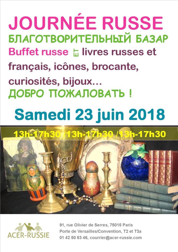 Une journée de l’Acer-Russie le samedi 23 juin à Paris