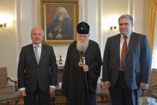 Le patriarche de Bulgarie Néophyte a reçu l’ambassadeur d’Ukraine et l’envoyé spécial du président ukrainien pour les affaires religieuses