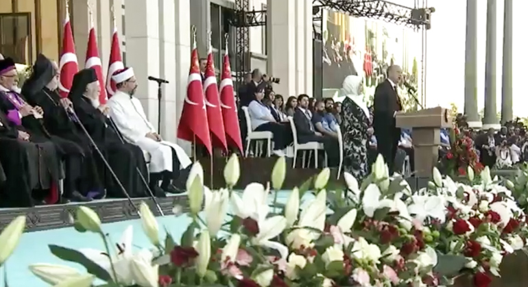 Le patriarche œcuménique a assisté à la cérémonie d’investiture du président turc Erdoğan