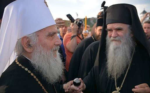 Patriarch irinej of serbia on the situation of the orthodox church in montenegro