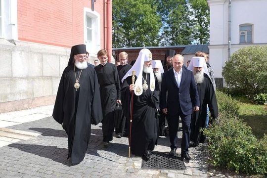 Le président Poutine s’est rendu au monastère de Valaam