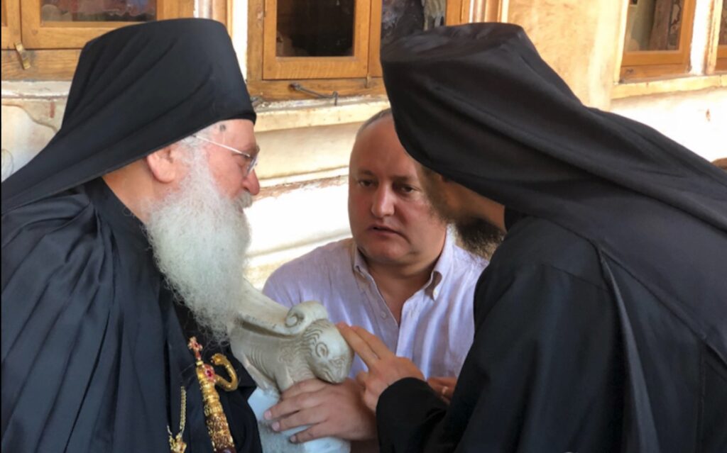 Moldovan President Igor Dodon will climb Mount Athos