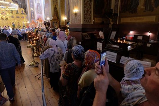 Plus de 50.000 fidèles ont vénéré à Krasnodar les reliques de saint Spyridon