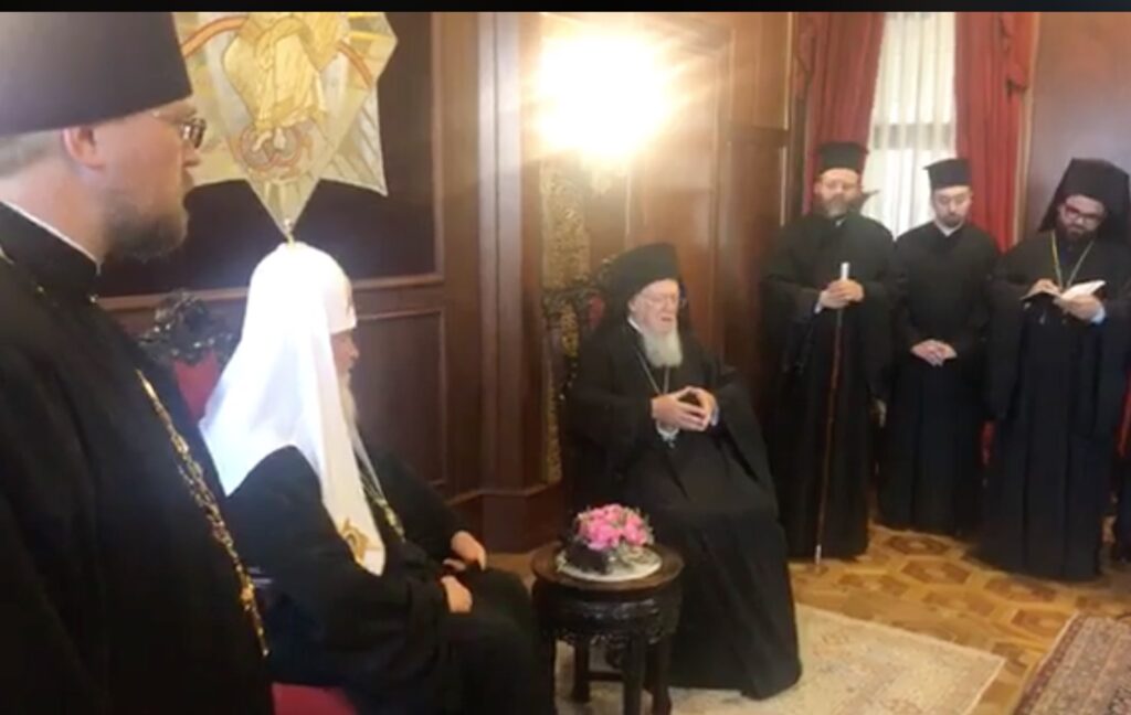 Video of the meeting between the two patriarchs