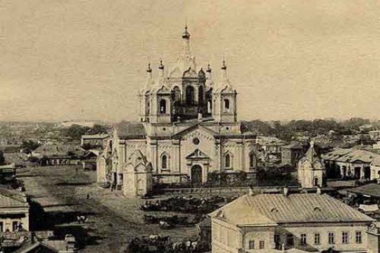 Excavations in Tambov for the reconstruction of the cathedral destroyed in 1939