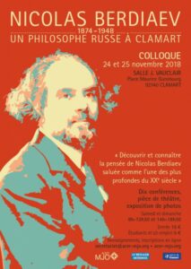 Un colloque sur Nicolas Berdiaev à Clamart – 24 et 25 novembre Un colloque sur Nicolas Berdiaev à Clamart – 24 et 25 novembre