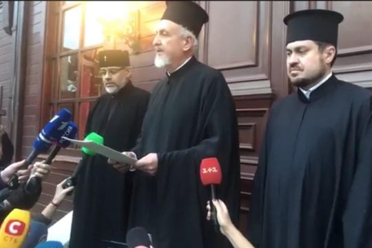 Le Patriarcat de Constantinople réaffirme son droit à accorder l’autocéphalie à l’Église d’Ukraine
