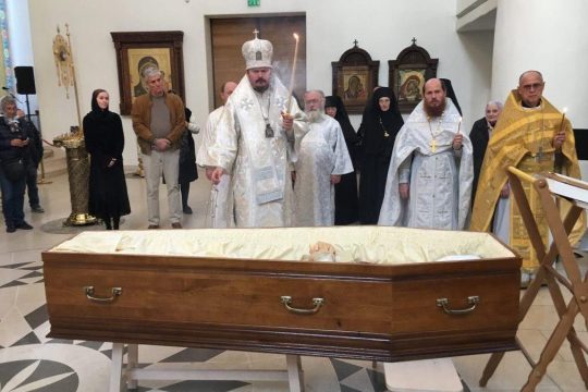 Archimandrite Barsanuphe’s funeral