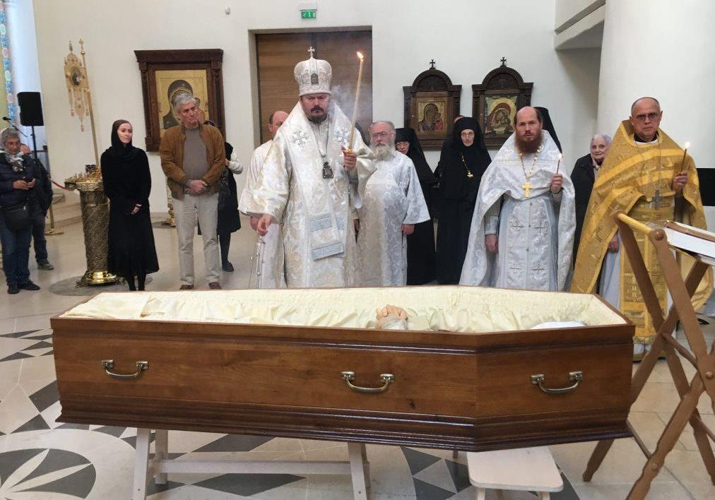 Archimandrite barsanuphe’s funeral
