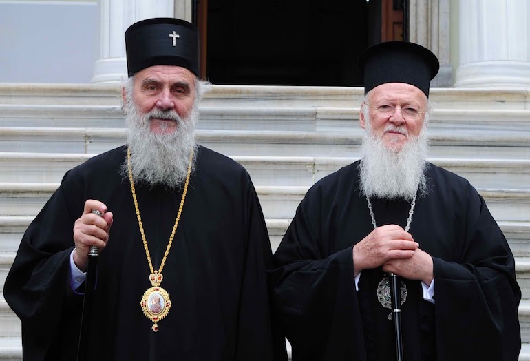 Les patriarches de Constantinople Bartholomée et de Serbie Irénée ont concélébré la liturgie à Thessalonique le dimanche 30 septembre