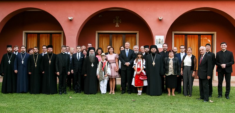 Romania president visits the romanian orthodox diocese in italy