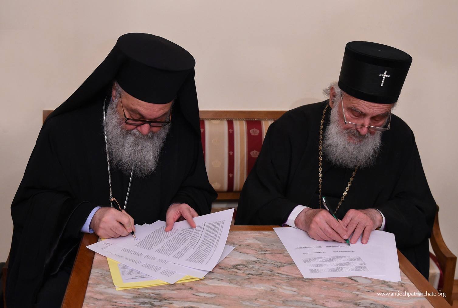 Déclaration commune publiée par le Patriarcat orthodoxe serbe et le Patriarcat grec-orthodoxe d’Antioche et de tout l’Orient