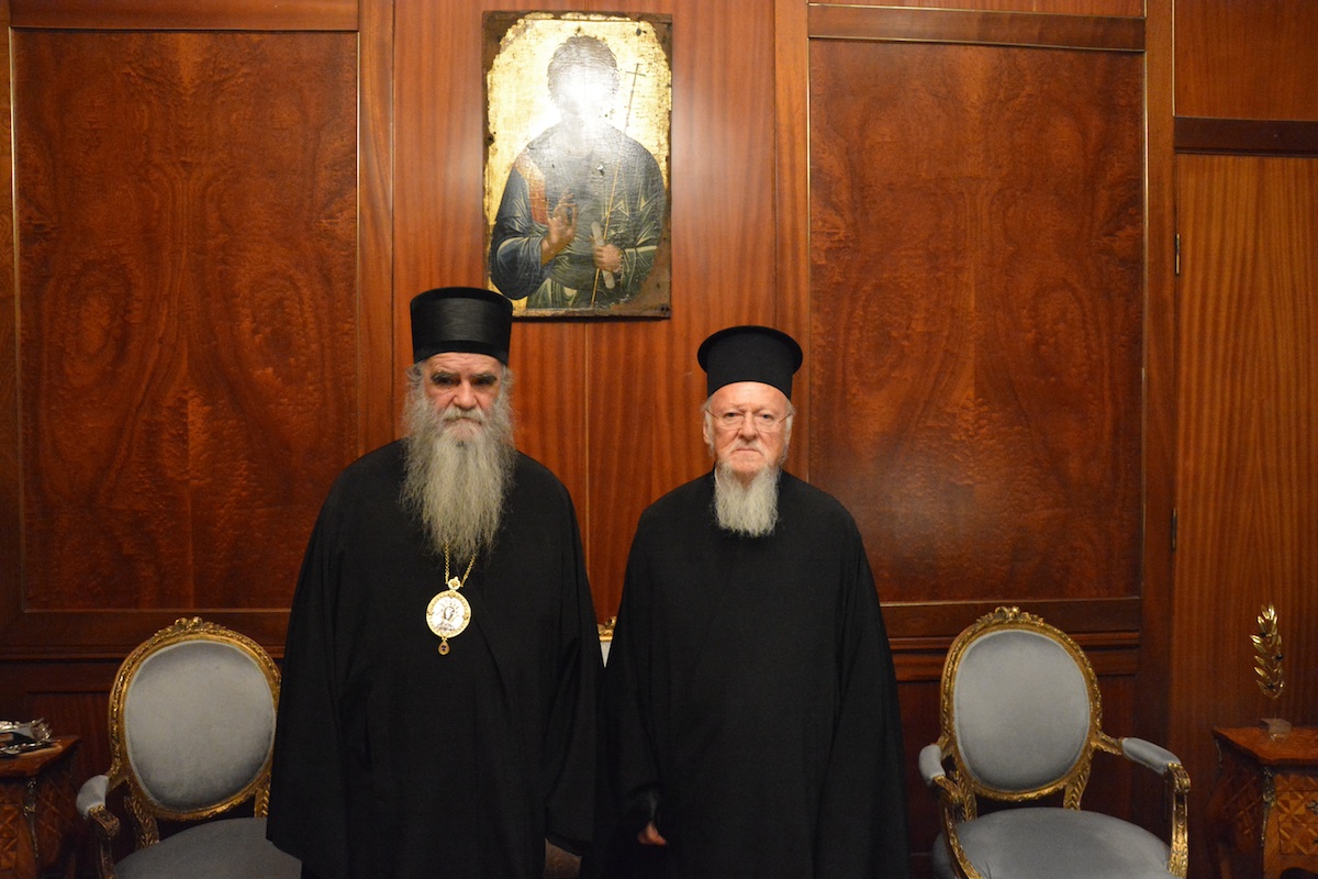 Le métropolite du Monténégro Amphiloque a rencontré le patriarche œcuménique