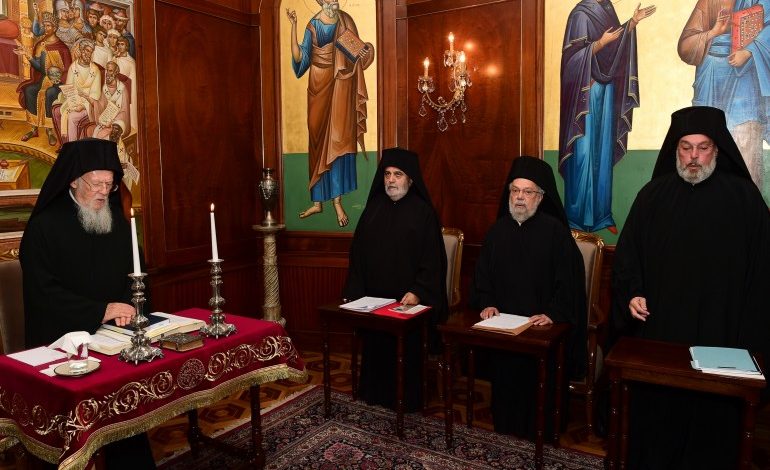 Décision du saint-synode du patriarcat de constantinople concernant le rétablissement de sa stavropégie à kiev