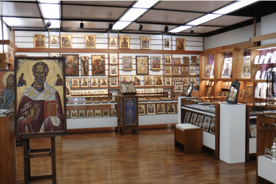 Un magasin d’icônes et de produits monastiques du Mont Athos a été ouvert dans le centre d’Athènes