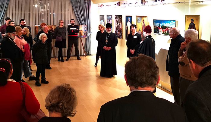 An exhibition on st. alexander nevsky lavra in brussels