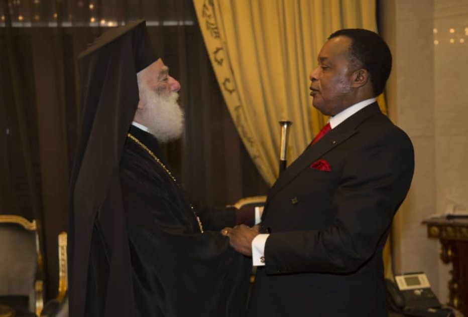 Patriarch Theodore of Alexandria was received by President Denis Sassou Nguesso (Congo)