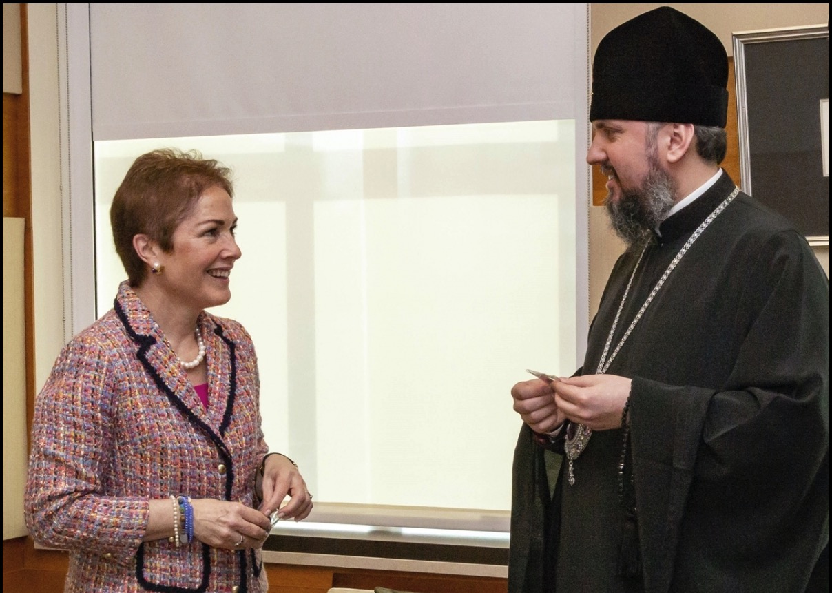Le métropolite Epiphane a rencontré l’ambassadeur des États-Unis en Ukraine, Marie Yovanovitch