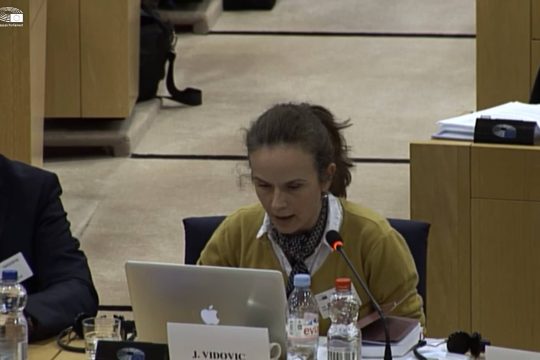 European Parliament Dialogue Seminar: “Artificial Intelligence: Ethical Concerns”