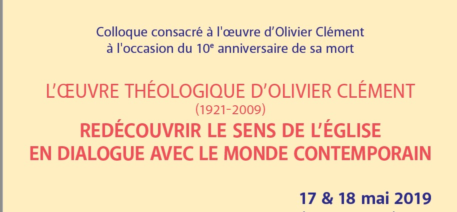 Symposium dedicated to Olivier Clément