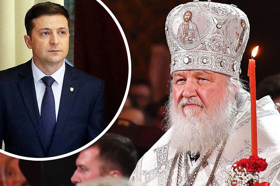 Félicitations du patriarche cyrille à vladimir zelenski, nouveau président ukrainien