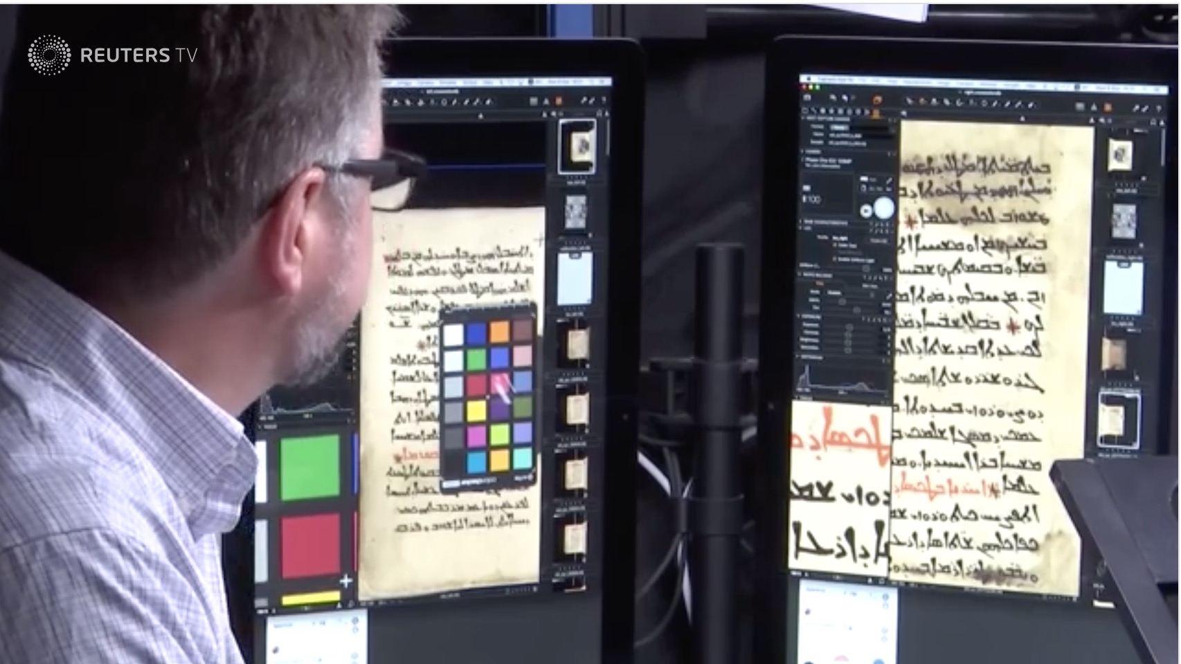 es anciens manuscrits du monastère du Mont Sinaï sont en cours de numérisation