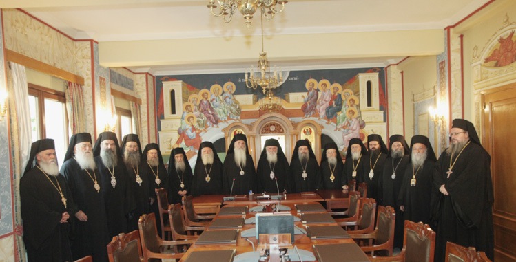 Session du Saint-Synode permanent de l’Église orthodoxe de Grèce