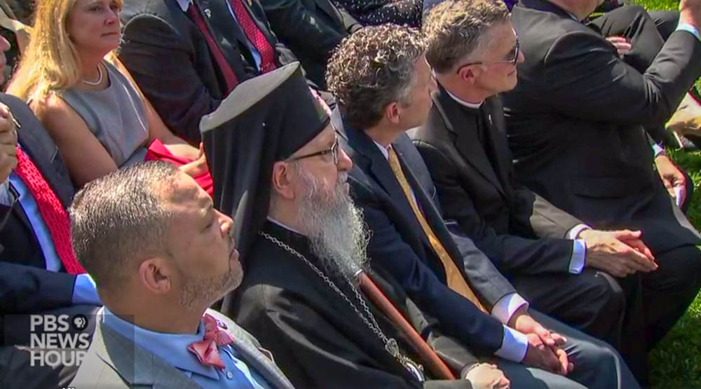Archbishop demetrios of america (patriarchate of constantinople) participated in the « national day of prayer » at the white house