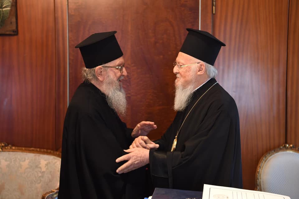 Démission de l’archevêque d’amérique dimitrios (patriarcat œcuménique)