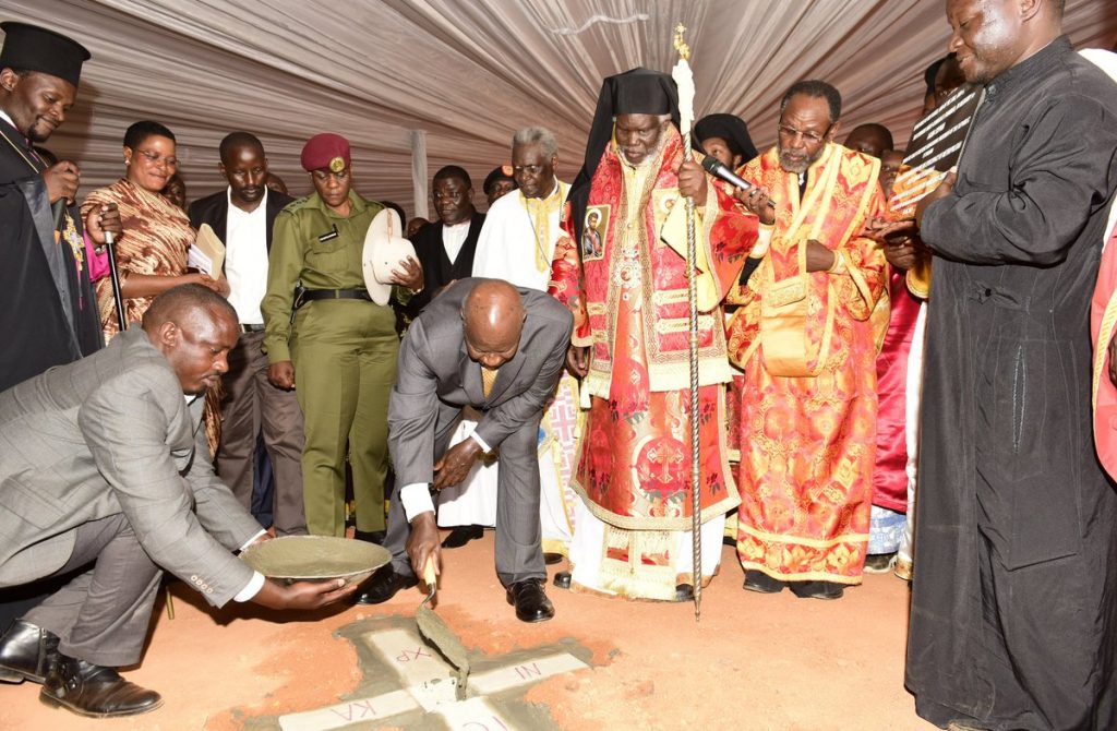 Le président ougandais a posé la première pierre d’une cathédrale orthodoxe à Kampala