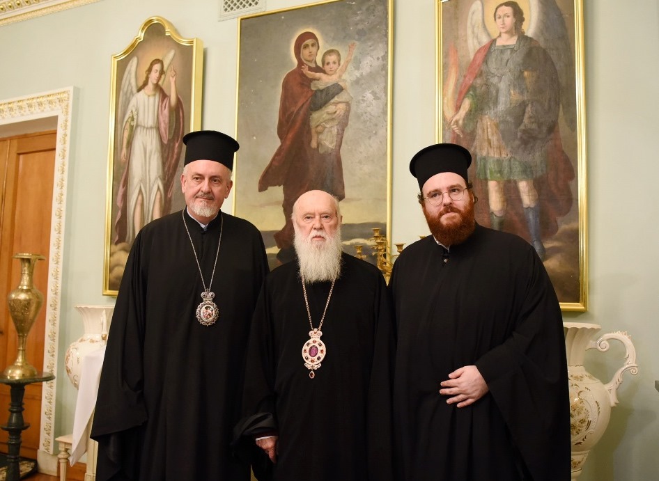 Le métropolite de France Emmanuel (Patriarcat œcuménique) a rendu visite au « patriarche » de Kiev Philarète