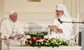 Pope Francis visited the Patriarchate of Romania