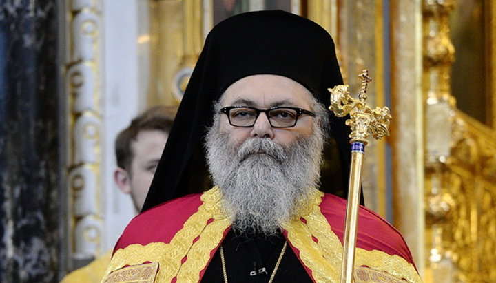 Message du patriarche d’Antioche Jean X au métropolite de Kiev Onuphre