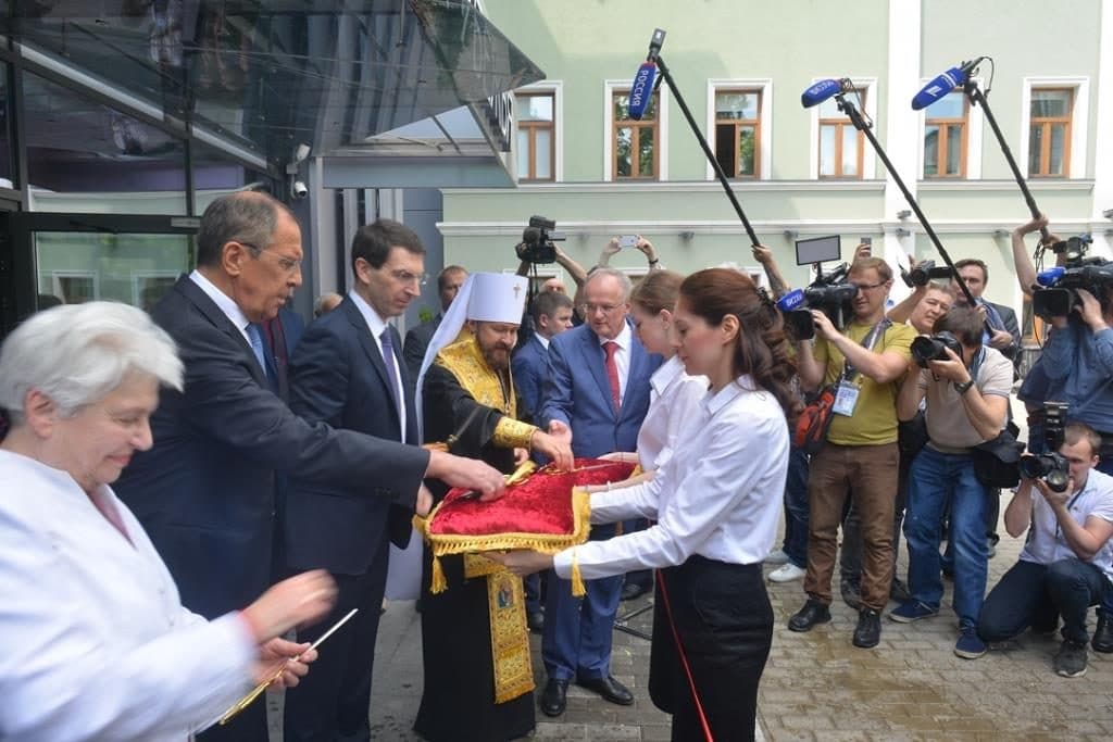 Metropolitan Hilarion of Volokolamsk participated in the inauguration of the Museum of the Russian Diaspora in Moscow