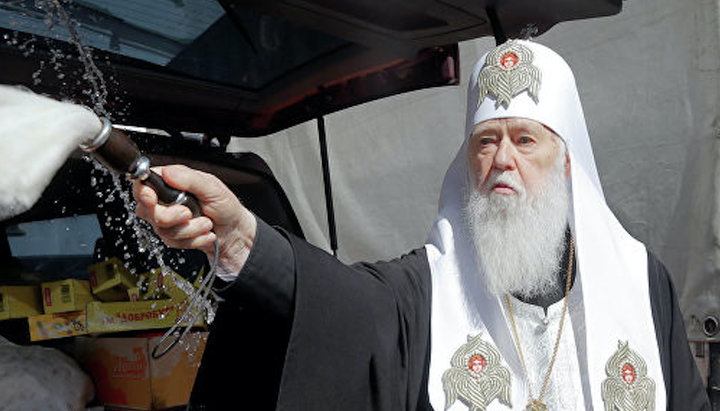 Filaret calls on his flock to protest against epiphany